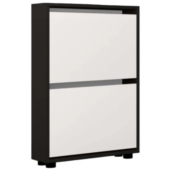 Обувной шкаф Mobildor-Lux LEO Slim 86 x 70 x 16см /Anthracite /Антрацит photo 1