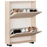 Dulap pentru încălțăminte Mobildor-Lux LEO Slim 86 x 70 x 16 /Sonoma /Sonoma