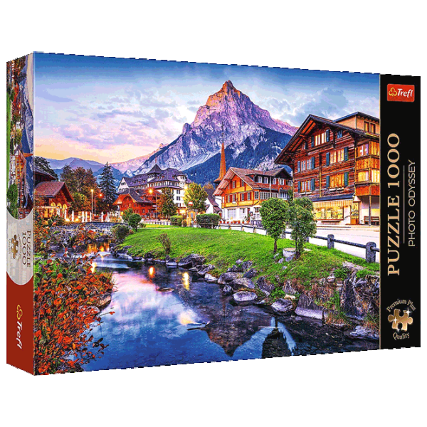 Puzzle Trefl Alepean city, Switzerland 12+/ Numărul de piese: 1000 photo 1 Puzzle Trefl Alepean city, Switzerland 12+/ Numărul de piese: 1000 photo 1