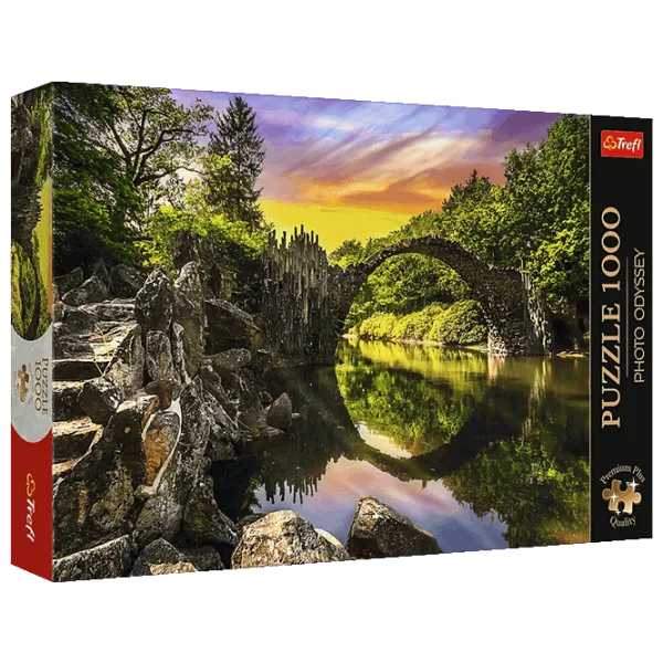 Puzzle Trefl Rakotz Bridge in Kromlau, Germany 12+/ Numărul de piese: 1000 photo 1 Puzzle Trefl Rakotz Bridge in Kromlau, Germany 12+/ Numărul de piese: 1000 photo 1