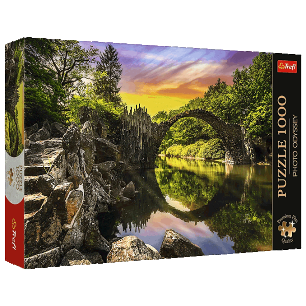 Puzzle Trefl Rakotz Bridge in Kromlau, Germany 12+/ Numărul de piese: 1000 photo 1 Puzzle Trefl Rakotz Bridge in Kromlau, Germany 12+/ Numărul de piese: 1000 photo 1