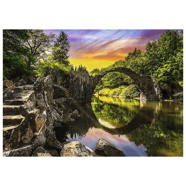 Puzzle Trefl Rakotz Bridge in Kromlau, Germany 12+/ Numărul de piese: 1000 photo 2 Puzzle Trefl Rakotz Bridge in Kromlau, Germany 12+/ Numărul de piese: 1000 photo 2