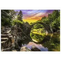 Puzzle Trefl Rakotz Bridge in Kromlau, Germany 12+/ Numărul de piese: 1000 photo 2