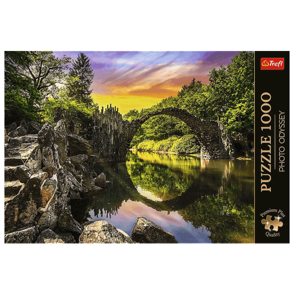 Puzzle Trefl Rakotz Bridge in Kromlau, Germany 12+/ Numărul de piese: 1000 photo 3 Puzzle Trefl Rakotz Bridge in Kromlau, Germany 12+/ Numărul de piese: 1000 photo 3