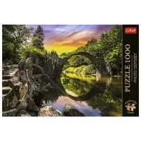 Puzzle Trefl Rakotz Bridge in Kromlau, Germany 12+/ Numărul de piese: 1000 photo 3