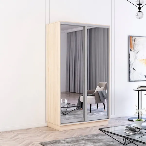 Dulap Mobildor-Lux Fox 100 x 60 x 240 / PAL / Sonoma photo 2