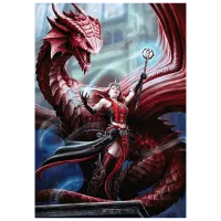 Puzzle Trefl Scarlet Mage 12+/ Numărul de piese: 1000 photo 2