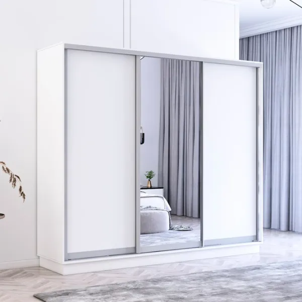 Dulap Mobildor-Lux Fox 270 x 60 x 230 / PAL / White photo 3