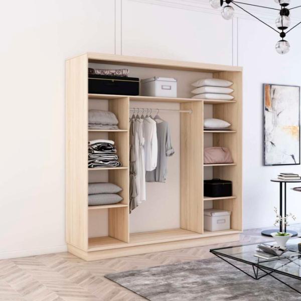 Dulap Mobildor-Lux Fox 220 x 60 x 230 / PAL / Sonoma photo 3