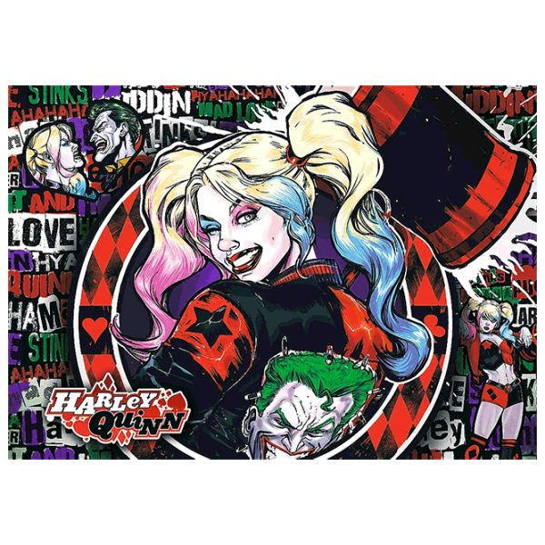 Puzzle Trefl Harley Quinn 12+/ Numărul de piese: 1000 photo 3