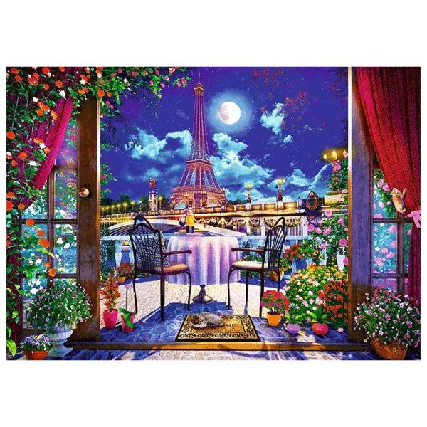 Puzzle Trefl Paris in the moonlight 12+/ Количество деталей: 1000 photo 2 Puzzle Trefl Paris in the moonlight 12+/ Количество деталей: 1000 photo 2
