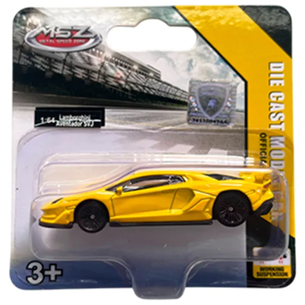 Mașină MSZ Lamborghini Aventador SVJ 4897071928212  / / Black Multicolor photo 4