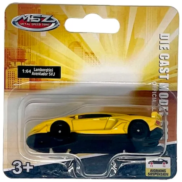 Mașină MSZ Lamborghini Aventador SVJ 4897071928212  / / Black Multicolor photo 5