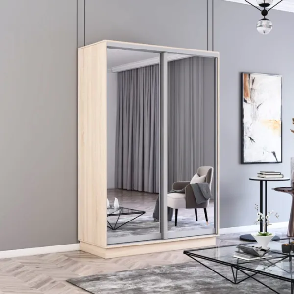 Dulap Mobildor-Lux Fox 140 x 60 x 210 / PAL / Sonoma photo 3