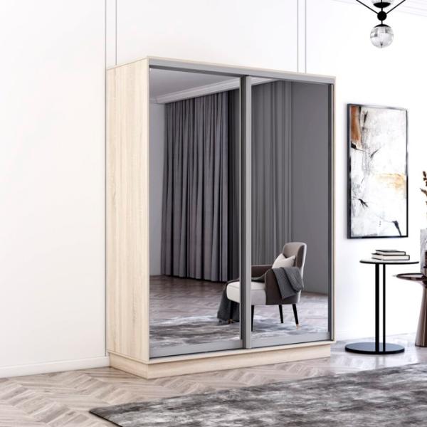 Dulap Mobildor-Lux Fox 180 x 60 x 210 / PAL / Sonoma photo 2