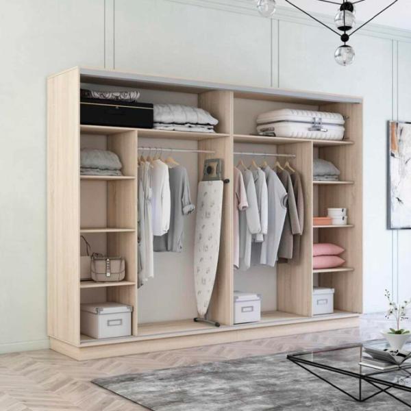 Dulap Mobildor-Lux Fox 290 x 60 x 210 / PAL / Sonoma photo 3