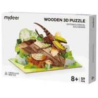 Puzzle Mideer Жук-геркулес 8+/ Количество деталей: 59