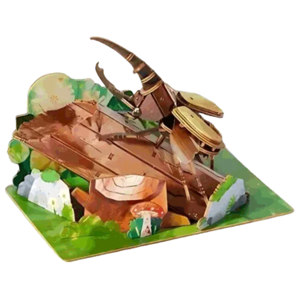 Puzzle Mideer Жук-геркулес 8+/ Количество деталей: 59 photo 2