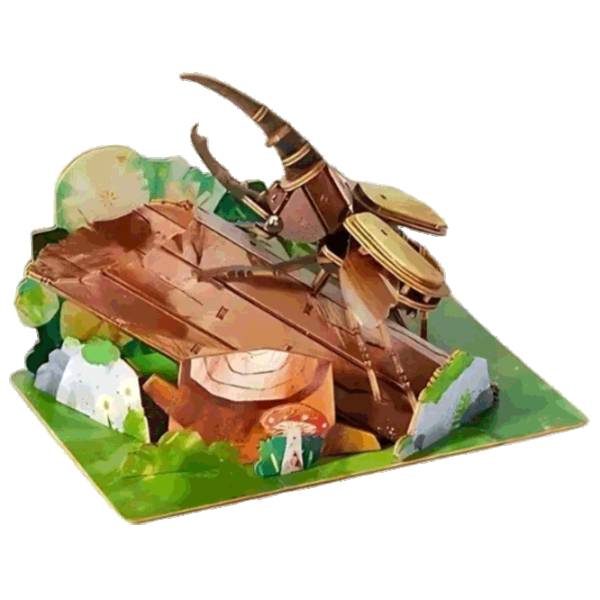 Puzzle Mideer Жук-геркулес 8+/ Количество деталей: 59 photo 2
