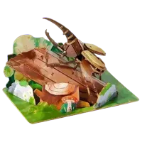 Puzzle Mideer Жук-геркулес 8+/ Количество деталей: 59 photo 2