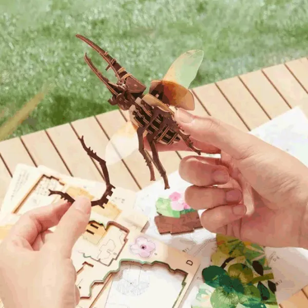 Puzzle Mideer Жук-геркулес 8+/ Количество деталей: 59 photo 3