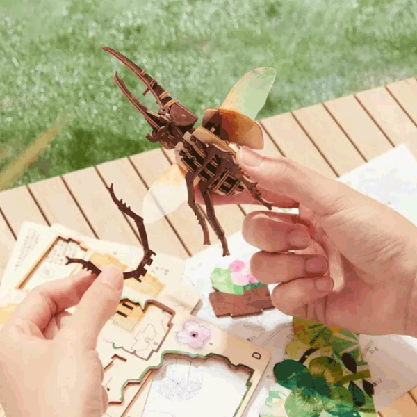 Puzzle Mideer Жук-геркулес 8+/ Количество деталей: 59 photo 3