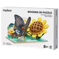 Puzzle Mideer Бабочка 8+/ Количество деталей: 63 