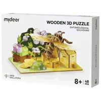 Puzzle Mideer Пчела 8+/ Количество деталей: 48