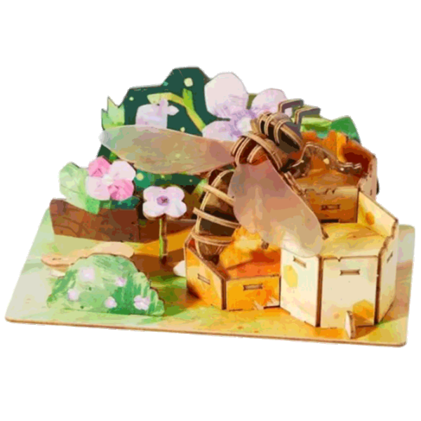 Puzzle Mideer Пчела 8+/ Количество деталей: 48 photo 2