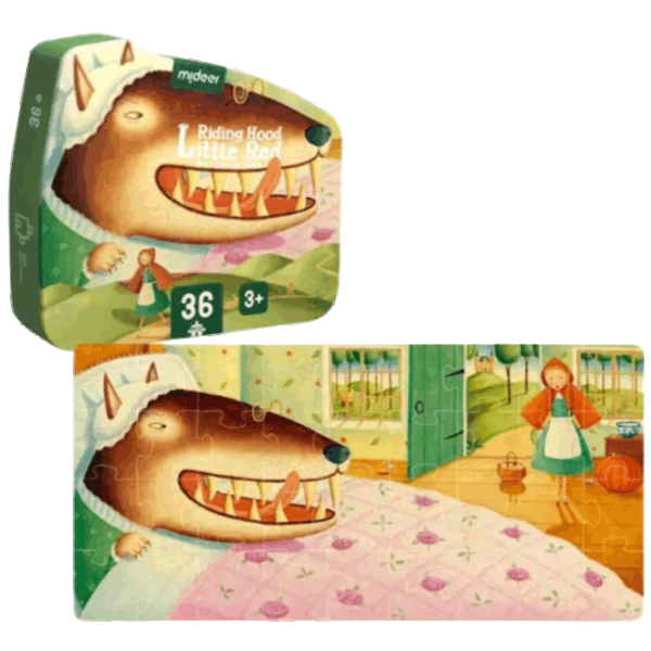Puzzle Mideer Красная Шапочка 3+/ Количество деталей: 36 photo 1