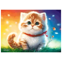 Puzzle Trefl Charming Kitten 10+/ Numărul de piese: 500 photo 2