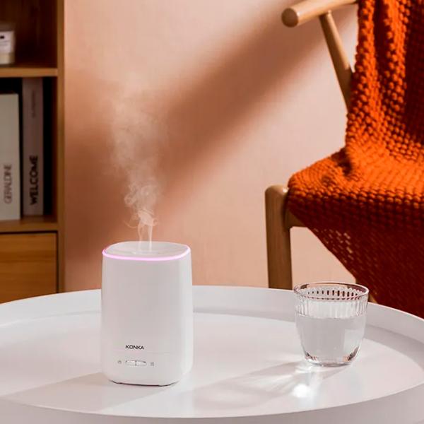 Umidificator de aer Konka LAM-1501 Cu aburi/ White photo 8