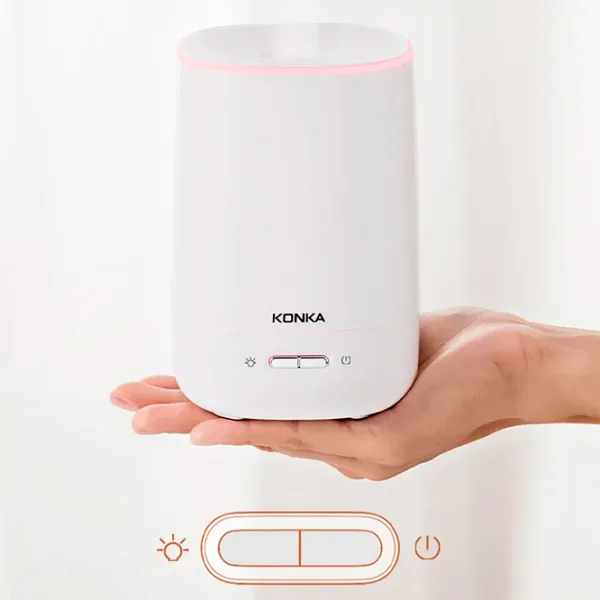 Umidificator de aer Konka LAM-1501 Cu aburi/ White photo 9