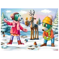 Puzzle Trefl The Treflik Christmas Time 3+/ Numărul de piese: 30 photo 2