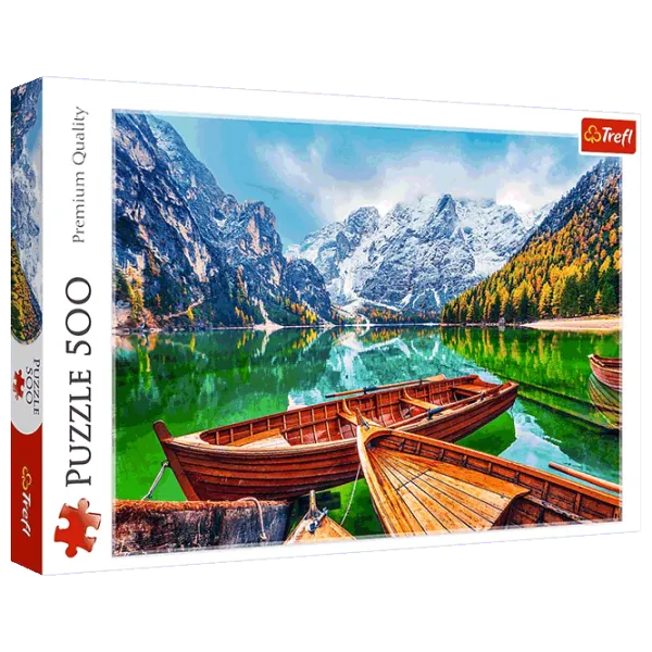 Puzzle Trefl Lake Braies, Italy 10+/ Количество деталей: 500 photo 1