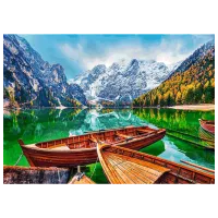 Puzzle Trefl Lake Braies, Italy 10+/ Numărul de piese: 500 photo 2