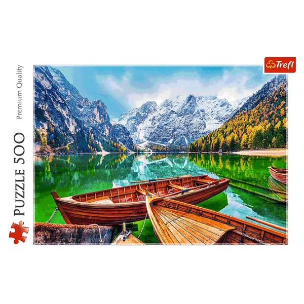 Puzzle Trefl Lake Braies, Italy 10+/ Количество деталей: 500 photo 3
