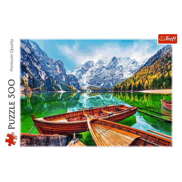 Puzzle Trefl Lake Braies, Italy 10+/ Количество деталей: 500 photo 3