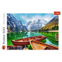 Puzzle Trefl Lake Braies, Italy 10+/ Numărul de piese: 500 photo 3