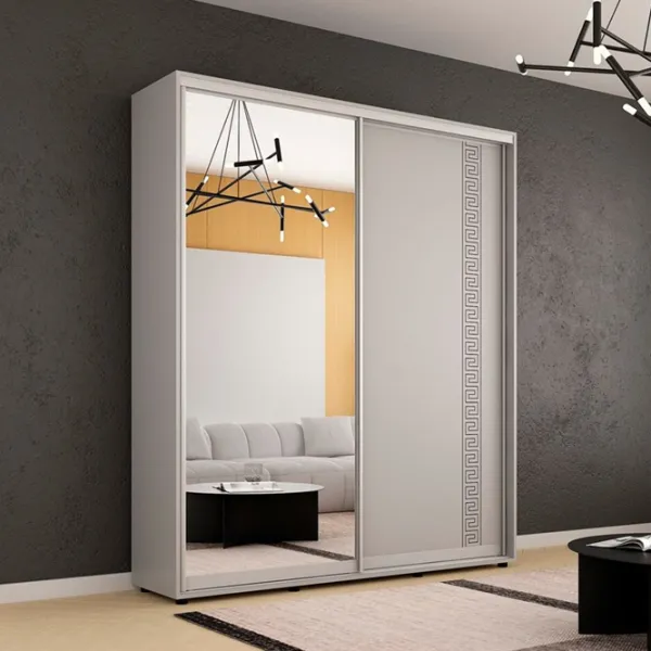 Шкаф Mobildor-Lux Compact 210 x 45см x 220 / ЛДСП / Серый photo 3