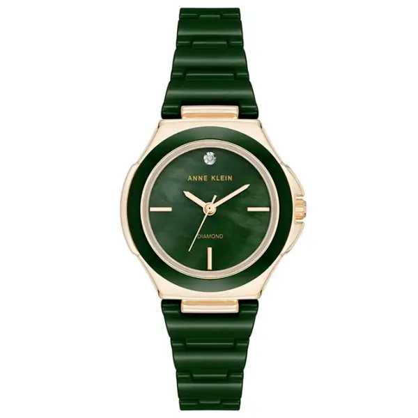 Наручные часы для женщин ANNE KLEIN AK/5112GPGN Кварцевый / 30 мм photo 1 Наручные часы для женщин ANNE KLEIN AK/5112GPGN Кварцевый / 30 мм photo 1