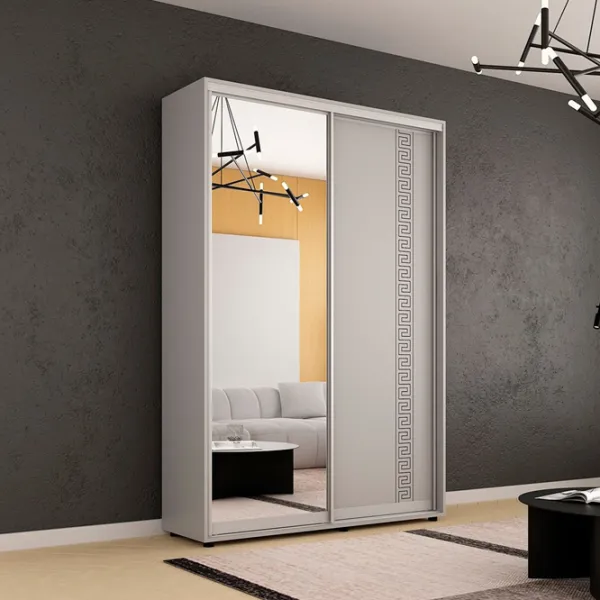 Dulap Mobildor-Lux Compact 150 x 45 x 220 / PAL / Gray photo 3