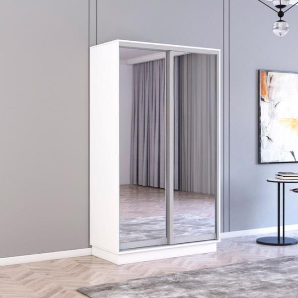 Шкаф Mobildor-Lux Fox 100 x 60см x 240 / ЛДСП / Белый photo 3