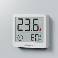 Termometru Electronic Xiaomi Duka ATuMan TH Mini Pentru temperatura camerei / °C / White photo 2