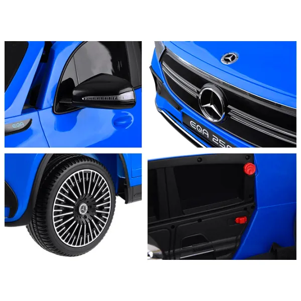 Электромобиль Mercedes-Benz EQA 350 Richi Tichi MX625 / 3 5 км/ч / 30 кг / 3+ / Синий photo 4 Электромобиль Mercedes-Benz EQA 350 Richi Tichi MX625 / 3 5 км/ч / 30 кг / 3+ / Синий photo 4