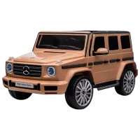 Mașină electrică Mercedes-Benz G500 Richi Tichi MX627 / 3 7 km/h / 30 kg / 3+ / Beige