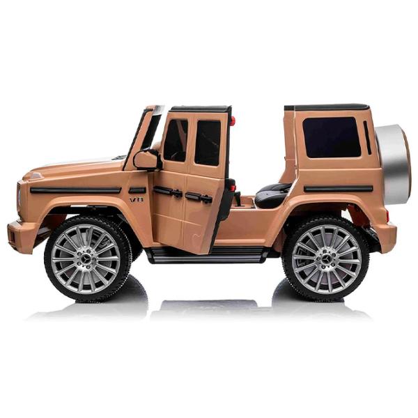 Mașină electrică Mercedes-Benz G500 Richi Tichi MX627 / 3 7 km/h / 30 kg / 3+ / Beige photo 2