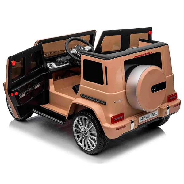 Mașină electrică Mercedes-Benz G500 Richi Tichi MX627 / 3 7 km/h / 30 kg / 3+ / Beige photo 5
