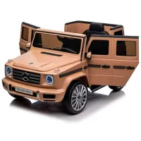 Mașină electrică Mercedes-Benz G500 Richi Tichi MX627 / 3 7 km/h / 30 kg / 3+ / Beige photo 6