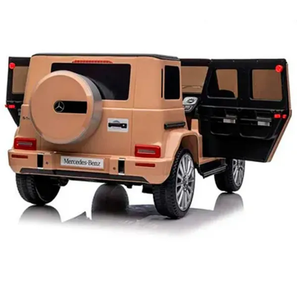 Mașină electrică Mercedes-Benz G500 Richi Tichi MX627 / 3 7 km/h / 30 kg / 3+ / Beige photo 7